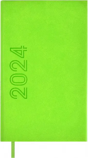 Еженедельник датированный на 2024 год Кассандра, салатовый, 64 листа Еженедельник датированный на 2024 год Кассандра, салатовый, 64 листа обложка книги