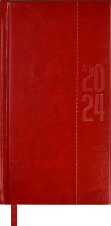 Еженедельник датированный на 2024 год Сариф-эконом, красный, 64 листа Еженедельник датированный на 2024 год Сариф-эконом, красный, 64 листа обложка книги