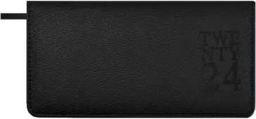 Еженедельник датированный на 2024 год Джут, черный, 64 листа Еженедельник датированный на 2024 год Джут, черный, 64 листа обложка книги