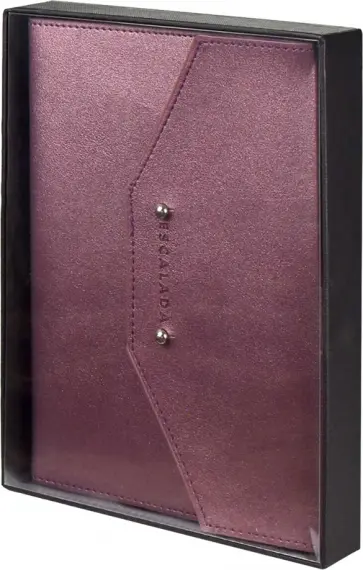 Ежедневник-органайзер недатированный Краст, бордо, А5+, 120 листов обложка книги