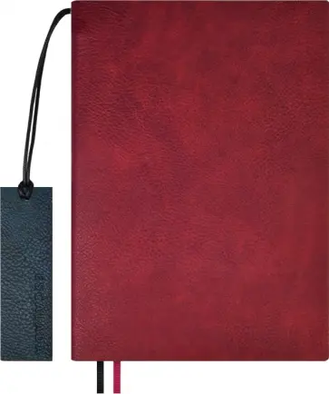 Ежедневник недатированный Шеврет, бордо, А5+, 160 листов обложка книги