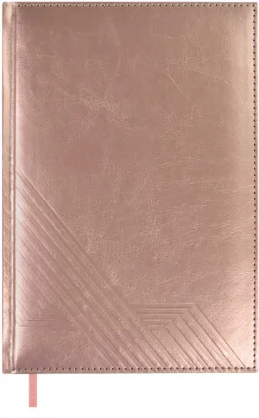 Ежедневник недатированный Сариф металлик, розовый, А5, 160 листов обложка книги