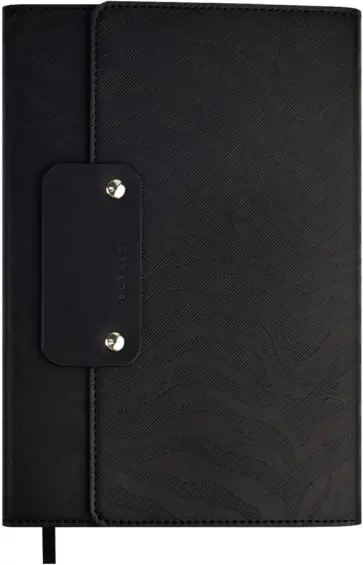 Ежедневник недатированный Матлассе, черный, А5, 160 листов обложка книги