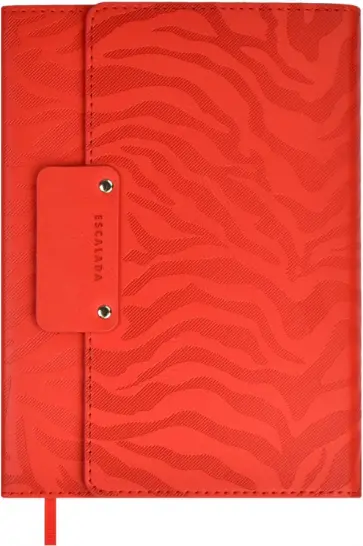 Ежедневник недатированный Матлассе, красный, А5, 160 листов обложка книги