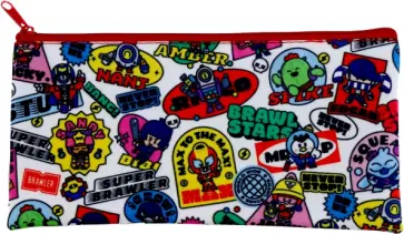 Пенал-косметичка Бравл Старс, белый Пенал-косметичка Бравл Старс, белый обложка книги