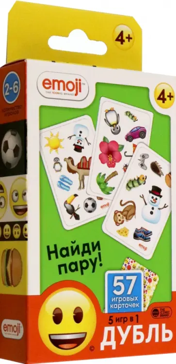 Настольная игра Эмоджи. Дубль обложка книги