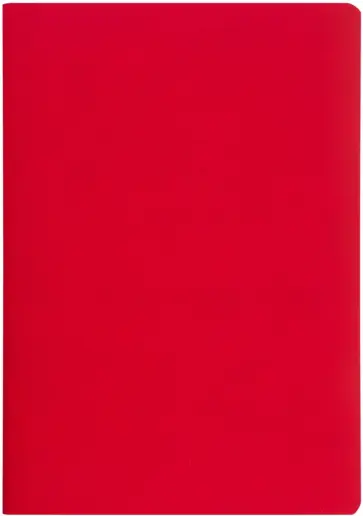 Бизнес-тетрадь Megapolis Flex, красная, А5, 60 листов, клетка обложка книги