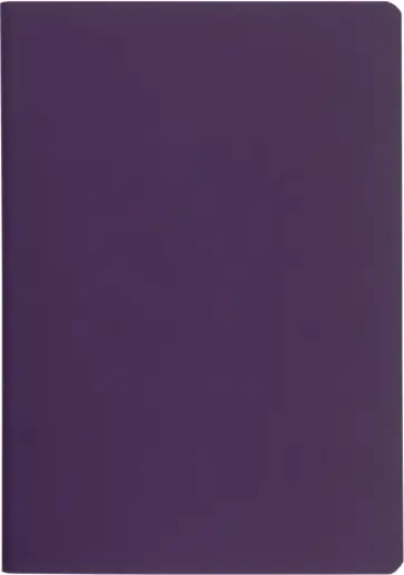 Бизнес-тетрадь Megapolis Flex, фиолетовая, А5, 60 листов, клетка обложка книги