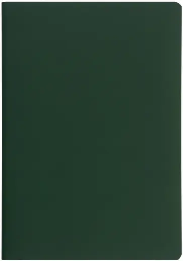 Бизнес-тетрадь Megapolis Flex, темно-зеленая, А5, 60 листов, клетка обложка книги