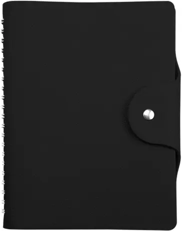 Ежедневник недатированный Torino, черный, А5, 136 листов обложка книги