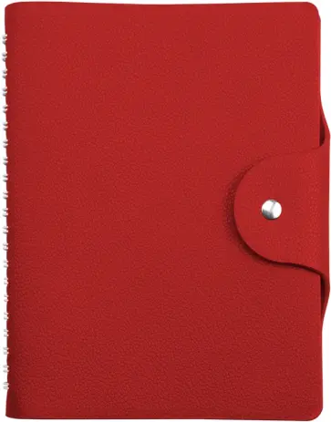 Ежедневник недатированный Torino, красный, А5, 136 листов обложка книги