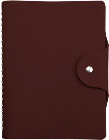 Ежедневник недатированный Torino, бордовый, А5, 136 листов обложка книги