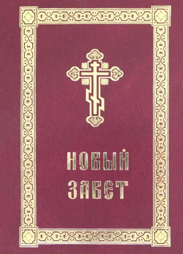 Новый Завет с выделенными словами Спасителя обложка книги