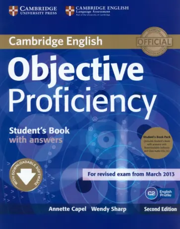 Capel, Sharp - Objective. Proficiency. 2nd Edition. Student's Book with Answers with Downloadable Software (+2CD) обложка книги