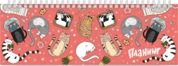 Планинг недатированный Смешные котики, 64 листа обложка книги