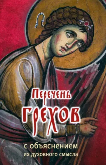 Перечень грехов с объяснением их духовного смысла обложка книги
