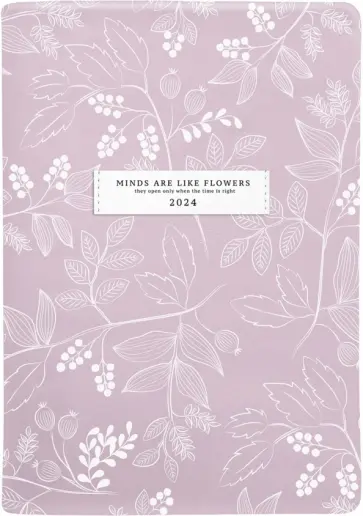 Ежедневник датированный на 2024 год June, розовый, А5, 176 листов обложка книги