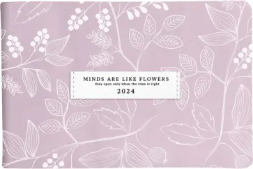 Еженедельник датированный на 2024 год June, розовый, 64 листа обложка книги