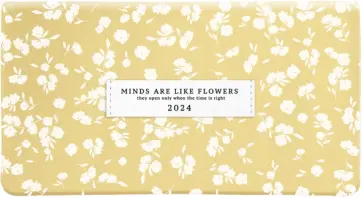 Еженедельник датированный на 2024 год June, желтый, 64 листа обложка книги