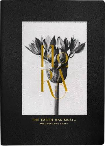 Ежедневник датированный на 2024 год Hebrarium, черный, А5, 176 листов обложка книги