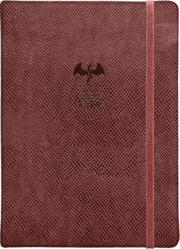 Ежедневник датированный на 2024 год Dragon, коричневый, А5, 176 листов обложка книги