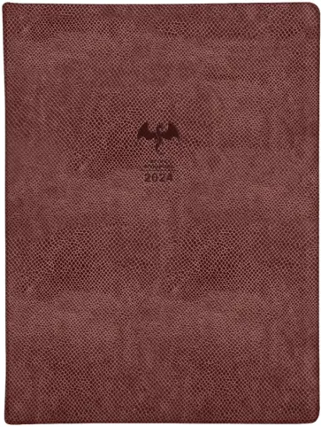 Еженедельник датированный на 2024 год Dragon, коричневый, 88 листов обложка книги
