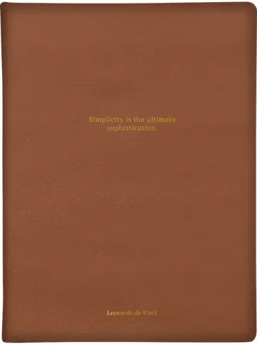 Еженедельник датированный на 2024 год Leonardo, карамельный, 88 листов обложка книги