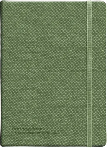 Ежедневник датированный на 2024 год Melange, зеленый, А5, 176 листов обложка книги