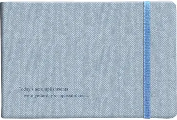 Еженедельник датированный на 2024 год Melange, голубой, 64 листа обложка книги