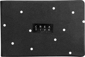 Еженедельник датированный на 2024 год Fabric, черный, 64 листа обложка книги