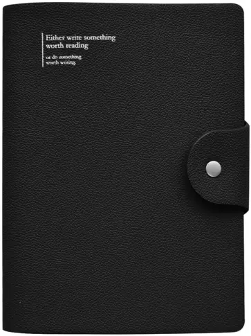 Ежедневник датированный на 2024 год Prague, черный, А5, 176 листов обложка книги