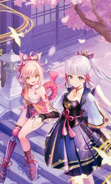 Картина по номерам Геншин. Когда цветет сакура обложка книги