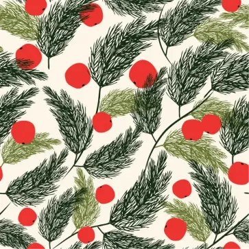 Бумага упаковочная Christmas, елки обложка книги