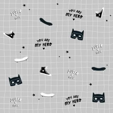 Бумага упаковочная Skate, серая обложка книги