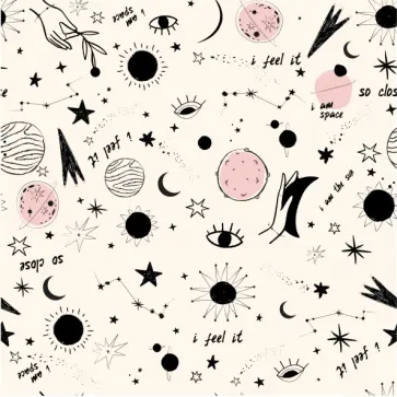 Бумага упаковочная Awesome, звезды обложка книги