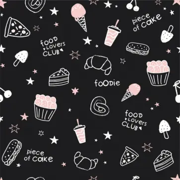 Бумага упаковочная Awesome, сладости обложка книги