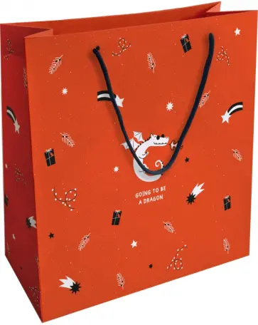 Пакет подарочный Lucky, красный обложка книги