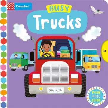 Busy Trucks обложка книги