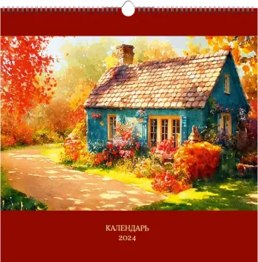 Календарь настенный на 2024 год Домики 2 Календарь настенный на 2024 год Домики 2 обложка книги