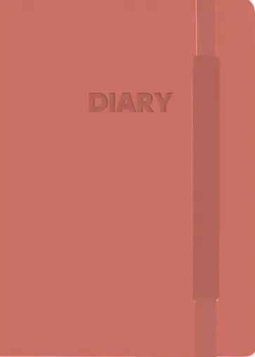 Ежедневник недатированный Blank. Помадный, 128 листов, А5 обложка книги