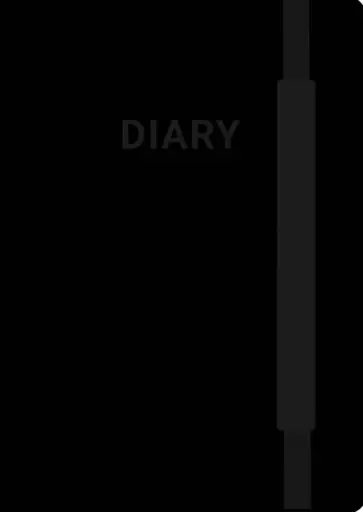 Ежедневник недатированный Blank. Угольный, 128 листов, А5 обложка книги