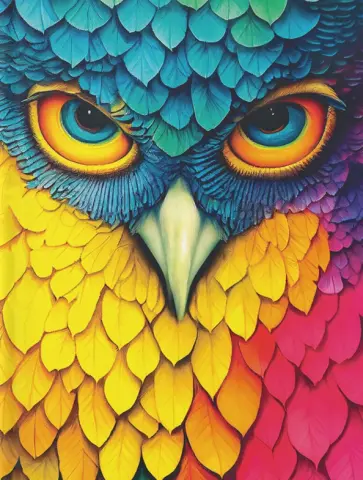 Ежедневник недатированный Яркая птица, 128 листов, А6 обложка книги