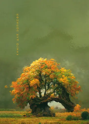 Книга для записей Фантастическая природа, 160 листов, А4, клетка обложка книги