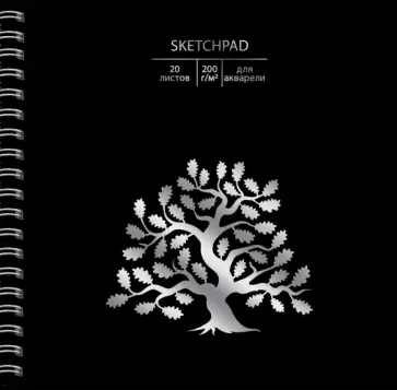Скетчпад Wood, 20 листов Скетчпад Wood, 20 листов обложка книги
