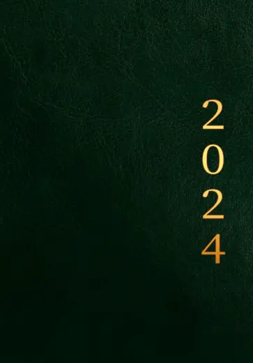 Ежедневник датированный на 2024 год Proxima. Зеленый, 176 листов, А5 обложка книги