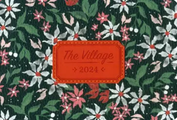 Еженедельник датированный на 2024 год Village, 64 листа, черный обложка книги