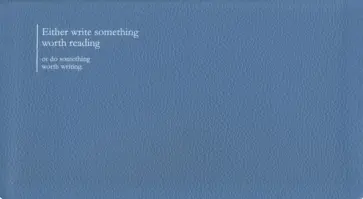 Еженедельник датированный на 2024 год, 64 листа, серо-синий обложка книги