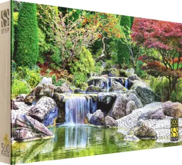 Puzzle-500 Каскадный водопад обложка книги