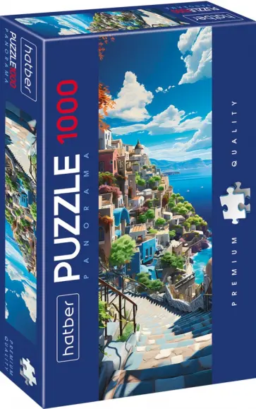 Puzzle-1000 Панорама. Санторини Puzzle-1000 Панорама. Санторини обложка книги