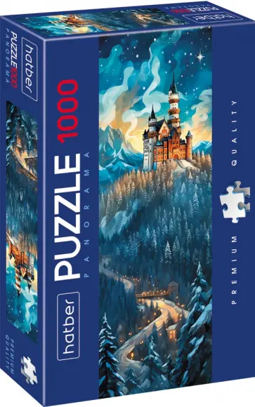 Пазл Puzzle-1000 Панорама. Зимний замок Пазл Puzzle-1000 Панорама. Зимний замок обложка книги